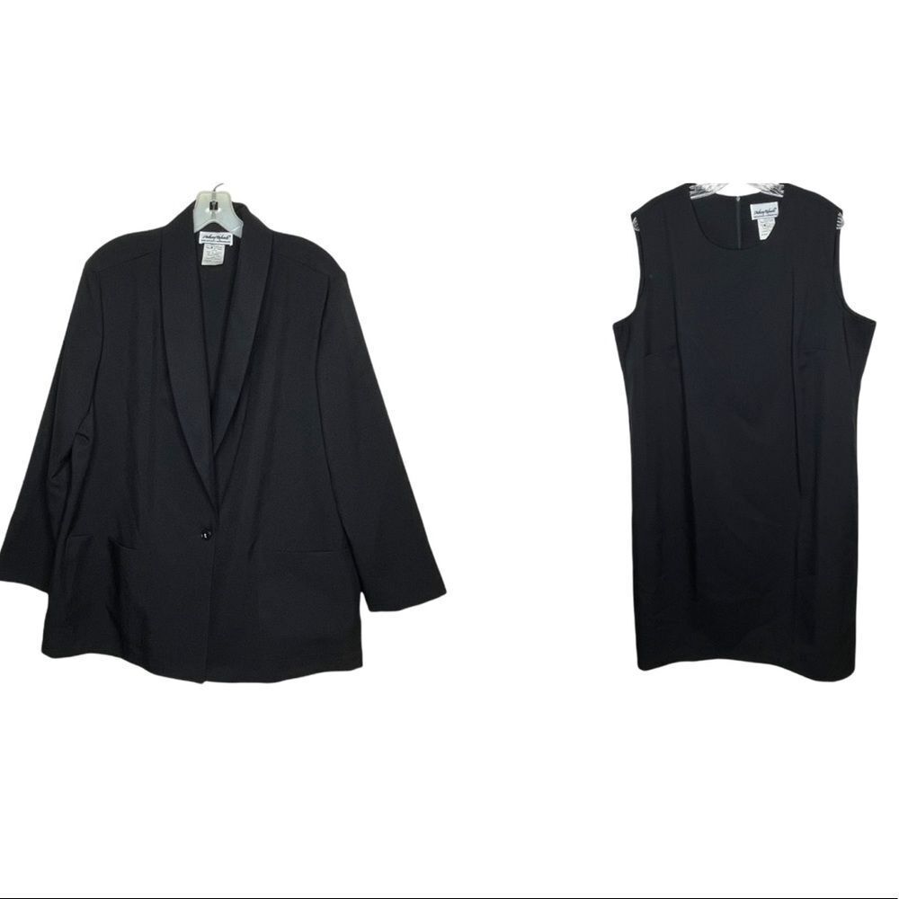 Vintage Anthony Richards Black Dress Set